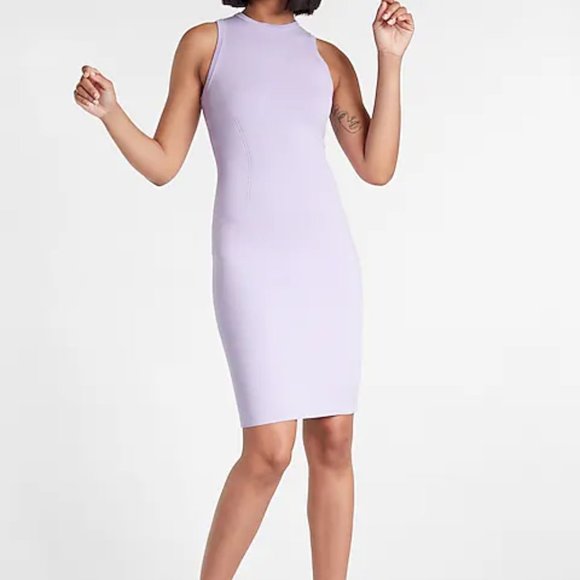 Express Dresses & Skirts - NWT EXPRESS Lilac Sweater Dress - US Medium